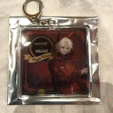 제5인격 라운드 원 콜라보 밤의 감시자 스퀘어형 아크릴 키링