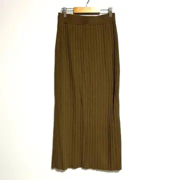 쿠미쿄쿠 브라운 리브 타이트 스커트 1 온워드 카시야마