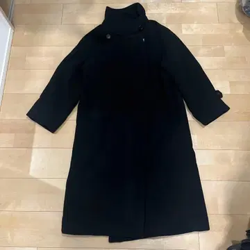 롱 코트 블랙