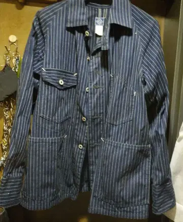 POST O'ALLS 스트라이프 커버올 M 사이즈