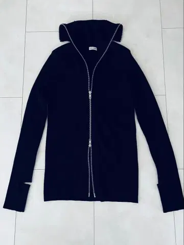 아인스크라이브 INSCRIRE 니트 집업 긴팔 울