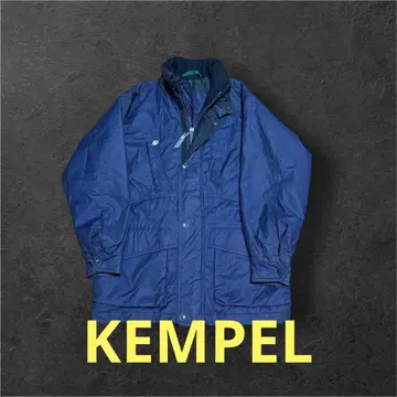 KEMPEL 패딩 자켓 네이비 아웃도어 계열