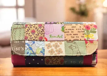 핸드메이드 패치워크 장지갑