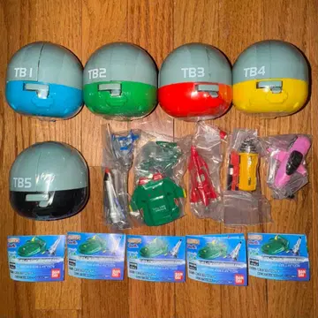 썬더버드 가찬코 스테이션 & 메카 컬렉션 세트