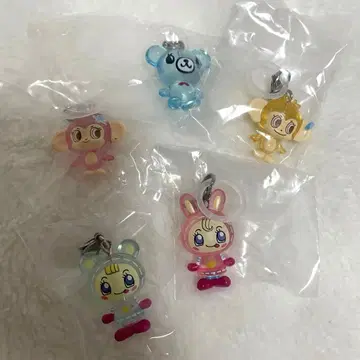 나루미야 캐릭터즈 메지루시 액세서리 가챠 5개 세트 베리에짱