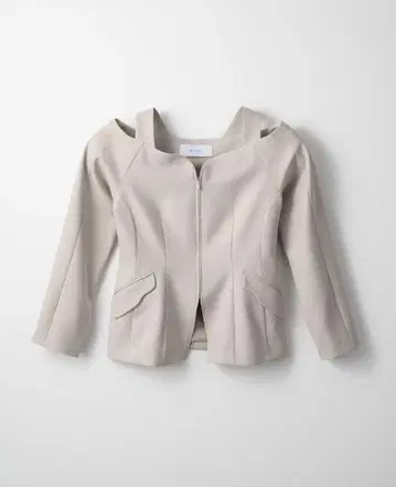 MURRAL Melt 오프 숄더 재킷 (아이보리)