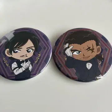 코난 카페 한정판 캔뱃지 2개 세트