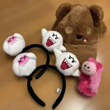 USJ 유니버셜 팀 모자 테레사 머리띠 모피 슈슈