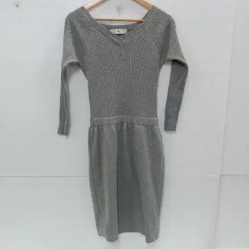 12.20 S684E N. 니트 원피스 그레이 M