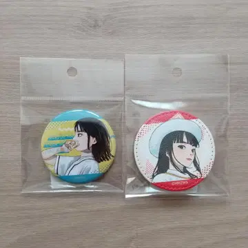 나루세 아카리 캔 배지 가죽 배지 세트