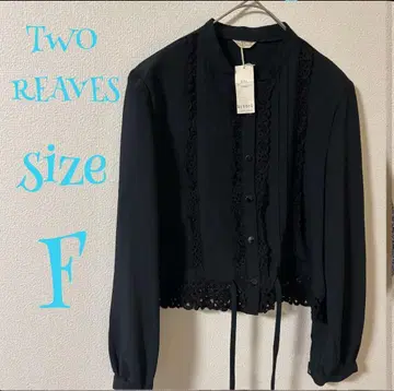 택 포함 새상품 TWO REAVES 블랙 셔츠 F 사이즈