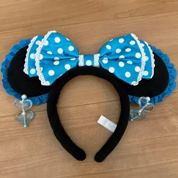 디즈니 도트 리본 머리띠
