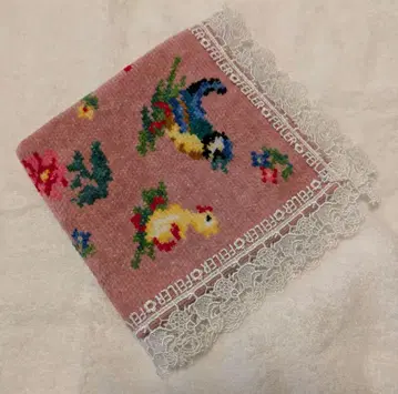 새상품 미사용품 페이러 x 긴자와 레이스 콜라보 손수건