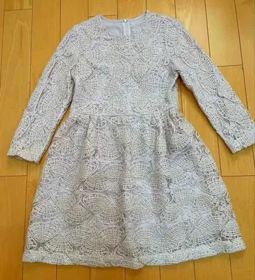 한국 구매 니트 레이스 귀여운 미니 원피스