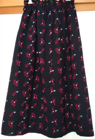 기모노 리메이크 롱 스커트 [ 프리 사이즈 ]