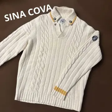 새상품급 Lupo di Mare SINA COVA 케이블 니트 스웨터