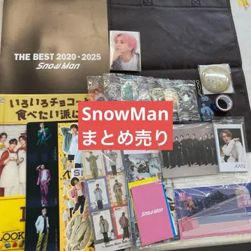 [ 묶음 판매 ] SnowMan 아크릴 스탠드 키링 폴라로이드 등