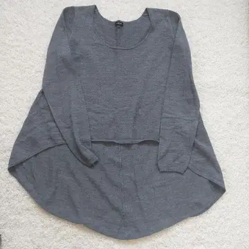 LE CIEL BLEU 그레이 긴팔 니트 40