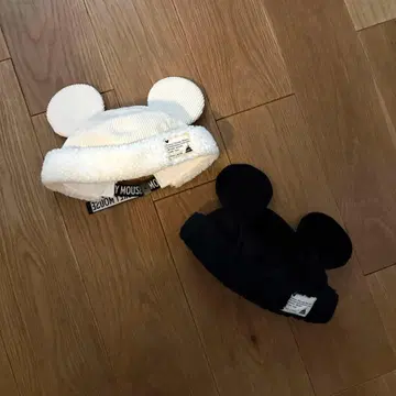 disney 미키 보아 코듀로이캡 페어 디즈니랜드