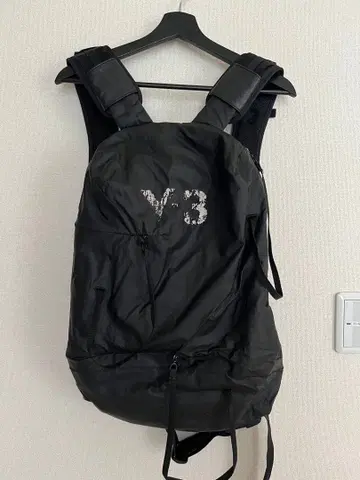 Y3 블랙 백팩