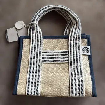 [ 미사용 새상품 ] 대만 스타벅스 한정판 스트로우 뜨개질 핸드백