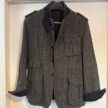 유나이티드 애로우즈 트위드 헌팅 재킷 L 사이즈