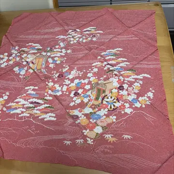 타카시마야 꽃무늬 보자기 핑크 계열
