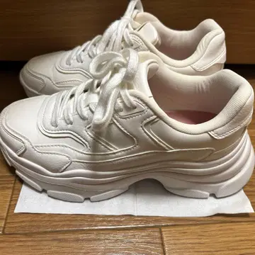 ZARA 청키 플랫폼 스니커즈 35 22.8cm