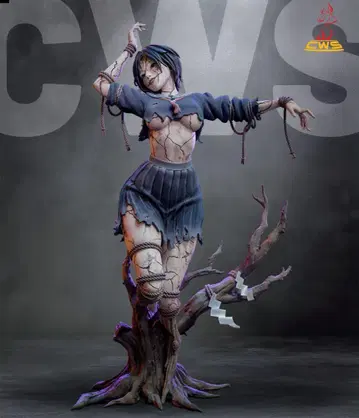 1/8 미도색 미조립 피규어 레진 키트 사일런트 힐 f