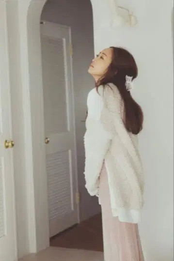 SNIDELHOME 스나이델 홈 카미사키 메구미 가디건 복슬복슬