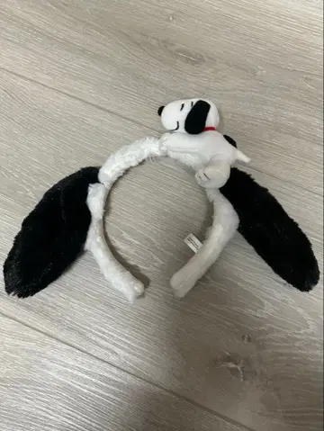스누피 귀 모양 머리띠