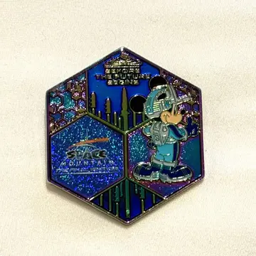 스페이스 마운틴 핀 배지 디즈니랜드