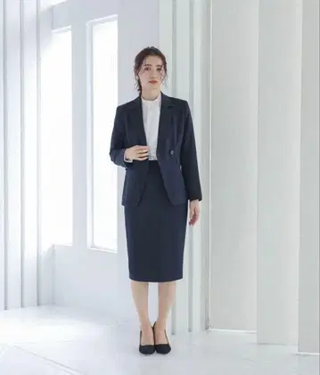 수트 상하의 세트 수트 세트 자켓 스커트