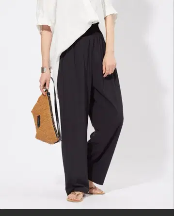 나일론 스트레치 와이드 팬츠 JOURNAL STANDARD 38