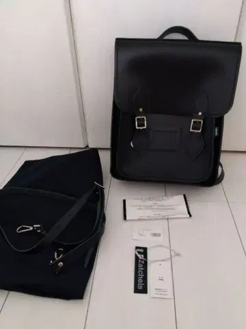 자첼스 시티 백팩 플러스 백팩 3WAY 소가죽 블랙