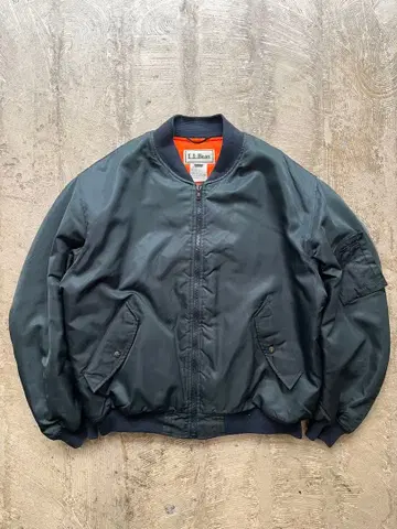 90s L.L.Bean MA-1 TYPE 플라이트 자켓 네이비