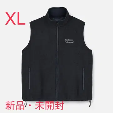 PROFESSIONAL FLEECE VEST (BLACK)XL