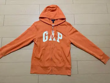 GAP 오렌지 집업 후드티