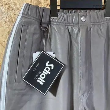 Schott TRACK PANTS M 가죽 트랙 팬츠 저지