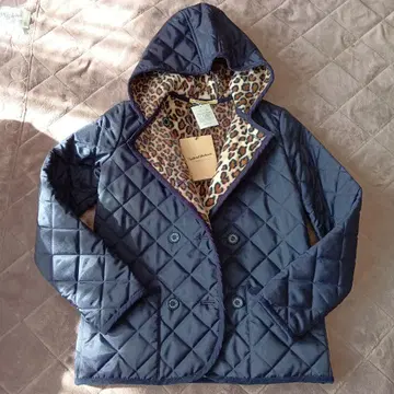 트래디셔널 웨더웨어 레오파드 퀼팅 코트 34