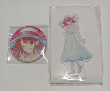 새상품 컬러풀피치 노아 도쿄돔 시티 아크릴 스탠드 & 캔뱃지 세트