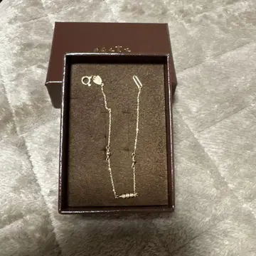 미사용 새상품 agete 골드 체인 팔찌