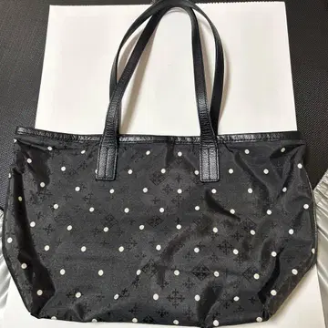 russet 도트 무늬 토트백