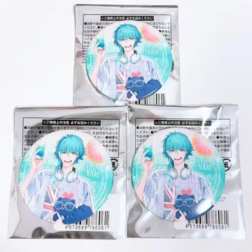 나이트로키랄 HUB 콜라보 카페 캔뱃지 드라마CD 아오바