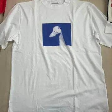 FUTUR 오리 프린트 T셔츠 화이트 graphpaper
