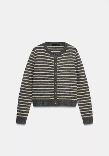 ZARA 자라 스트라이프 패턴 니트 가디건