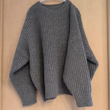 Noble 라메 스웨터 그레이