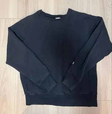 Champion 블랙 맨투맨 madeinusa 미국제 빨간색 택