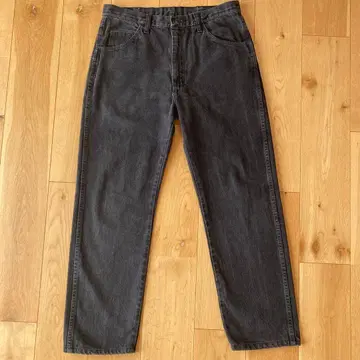 rustler 와이드 스트레이트 데님 블랙 W34 L32