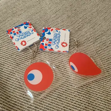 코먀쿠 아크릴 키링 2종 세트 EXPO2025 미야쿠미야쿠